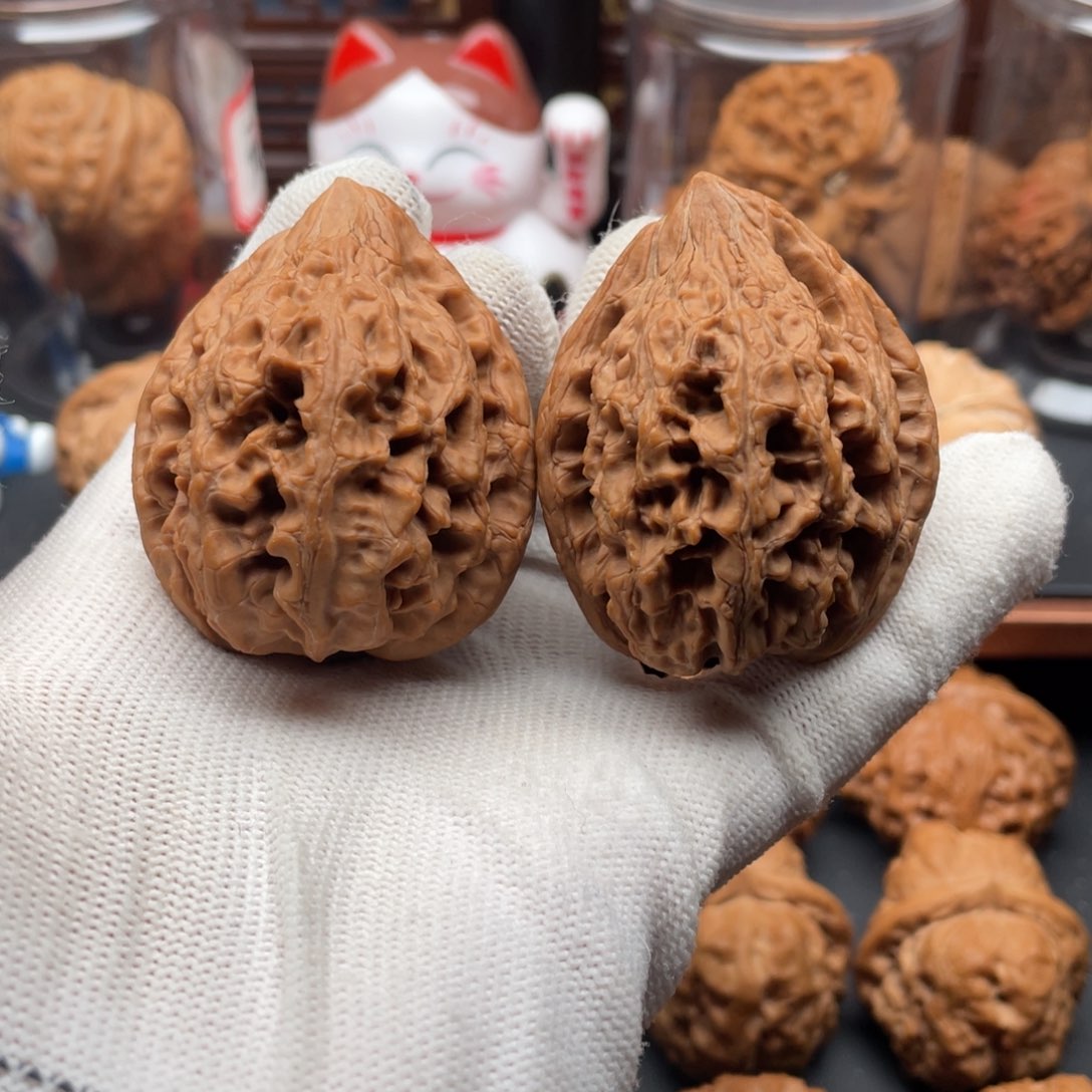 文玩核桃把件大古石41