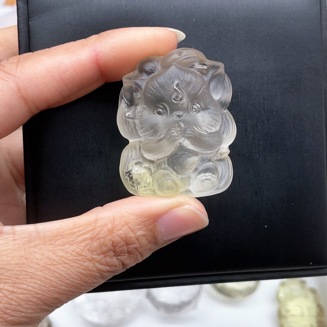 水晶吊坠(不含链)未镶嵌甜*闹