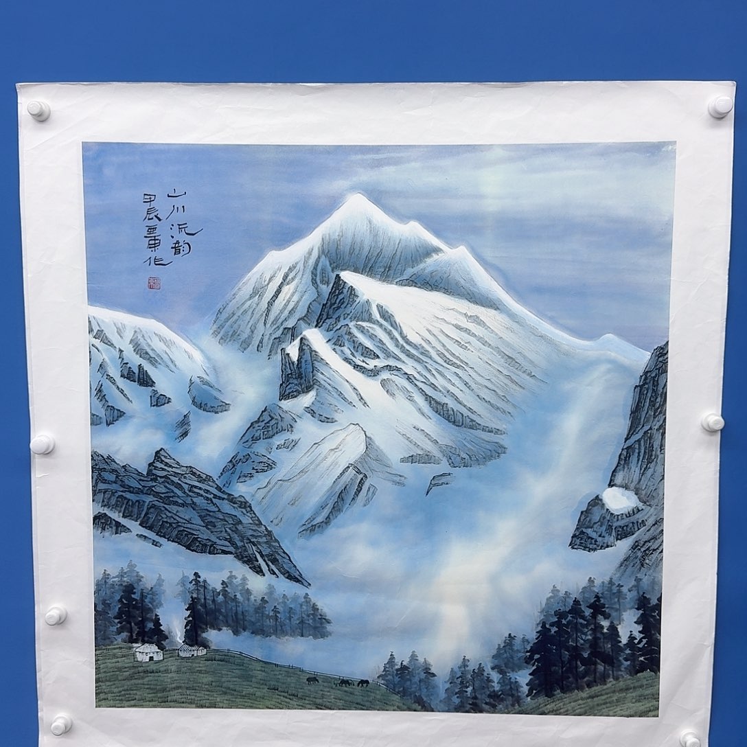国画多次参加国内外学术交流