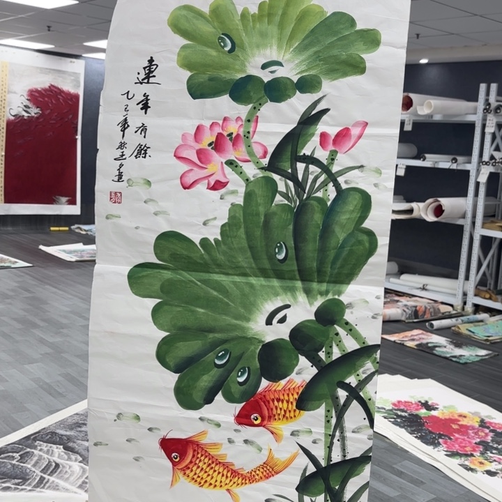 字画等多种形式的艺术作品和