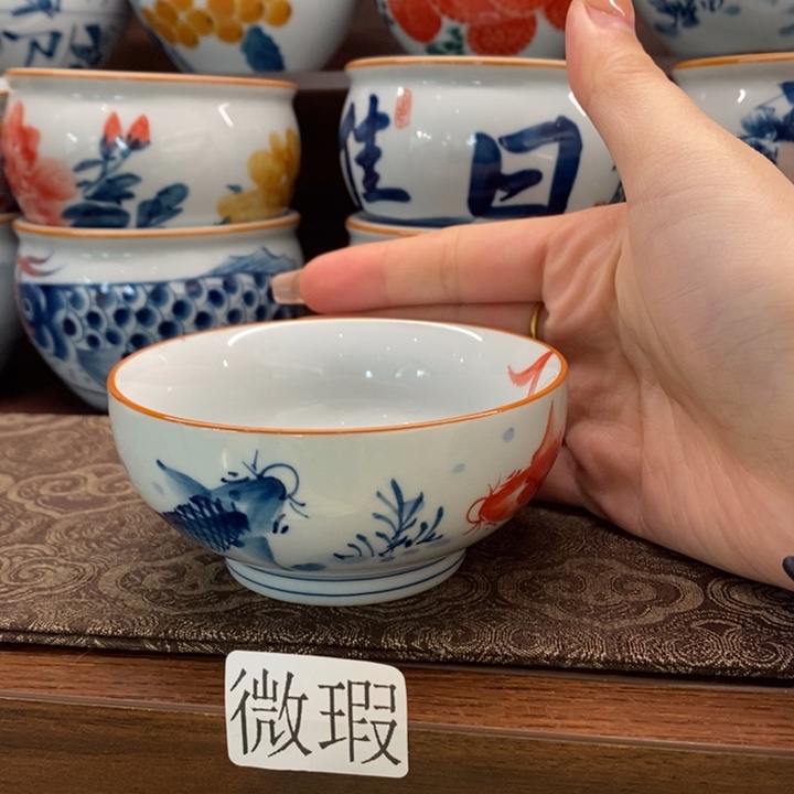 釉下老陶泥手工绘制