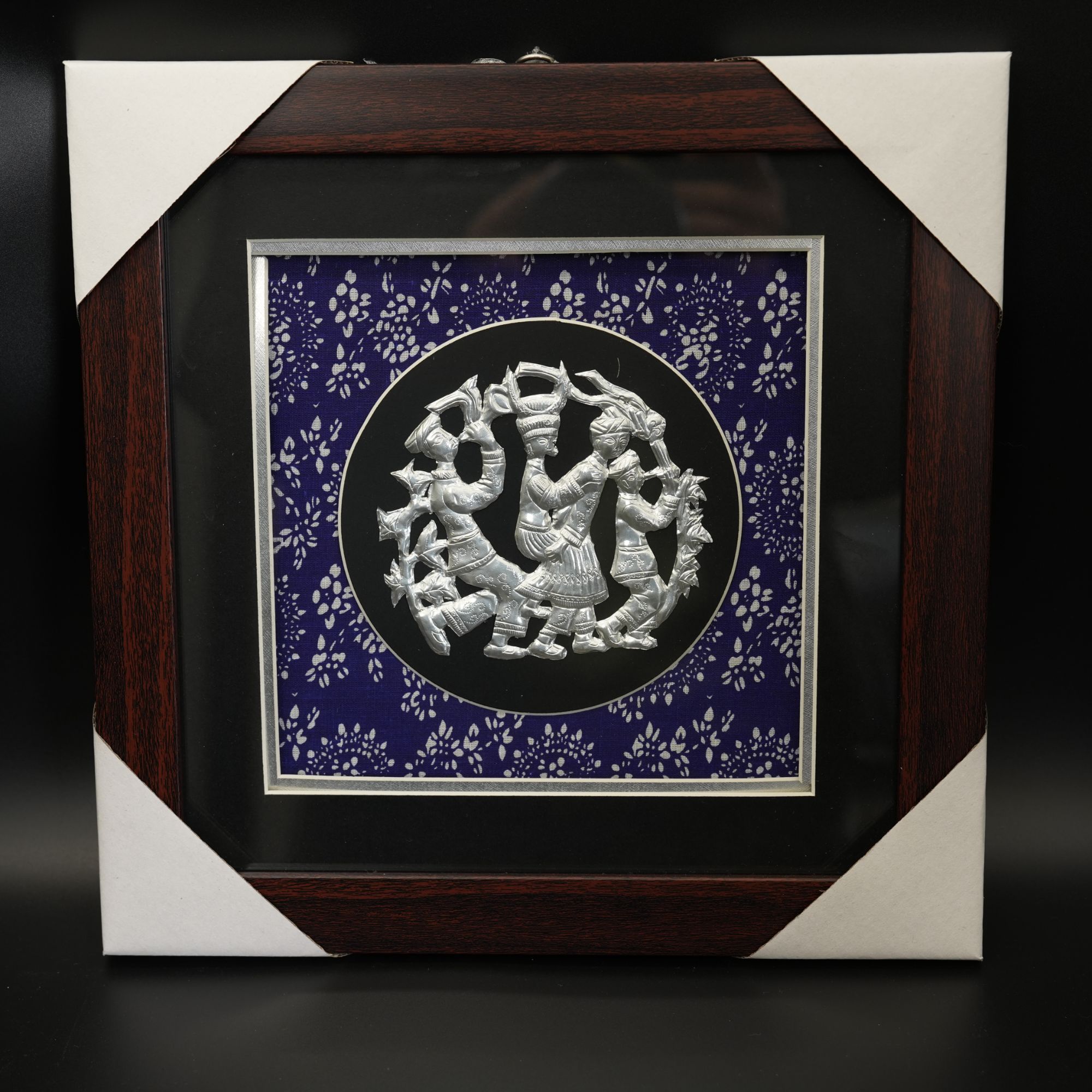 足银银制品 手工银饰画传统民族工艺品礼品装饰画摆件送礼民族风