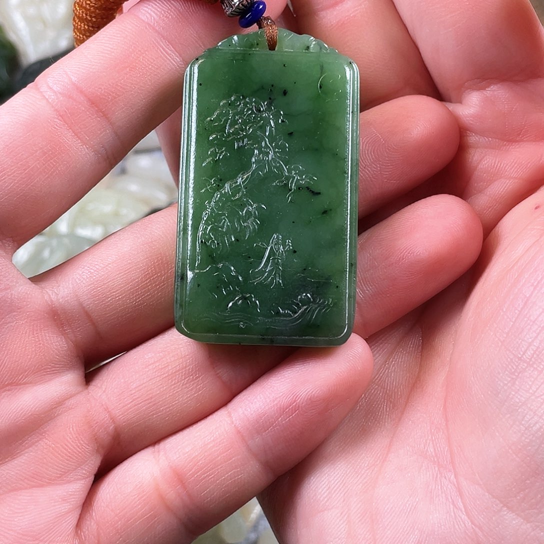 和田玉（糖玉）颈饰未镶嵌