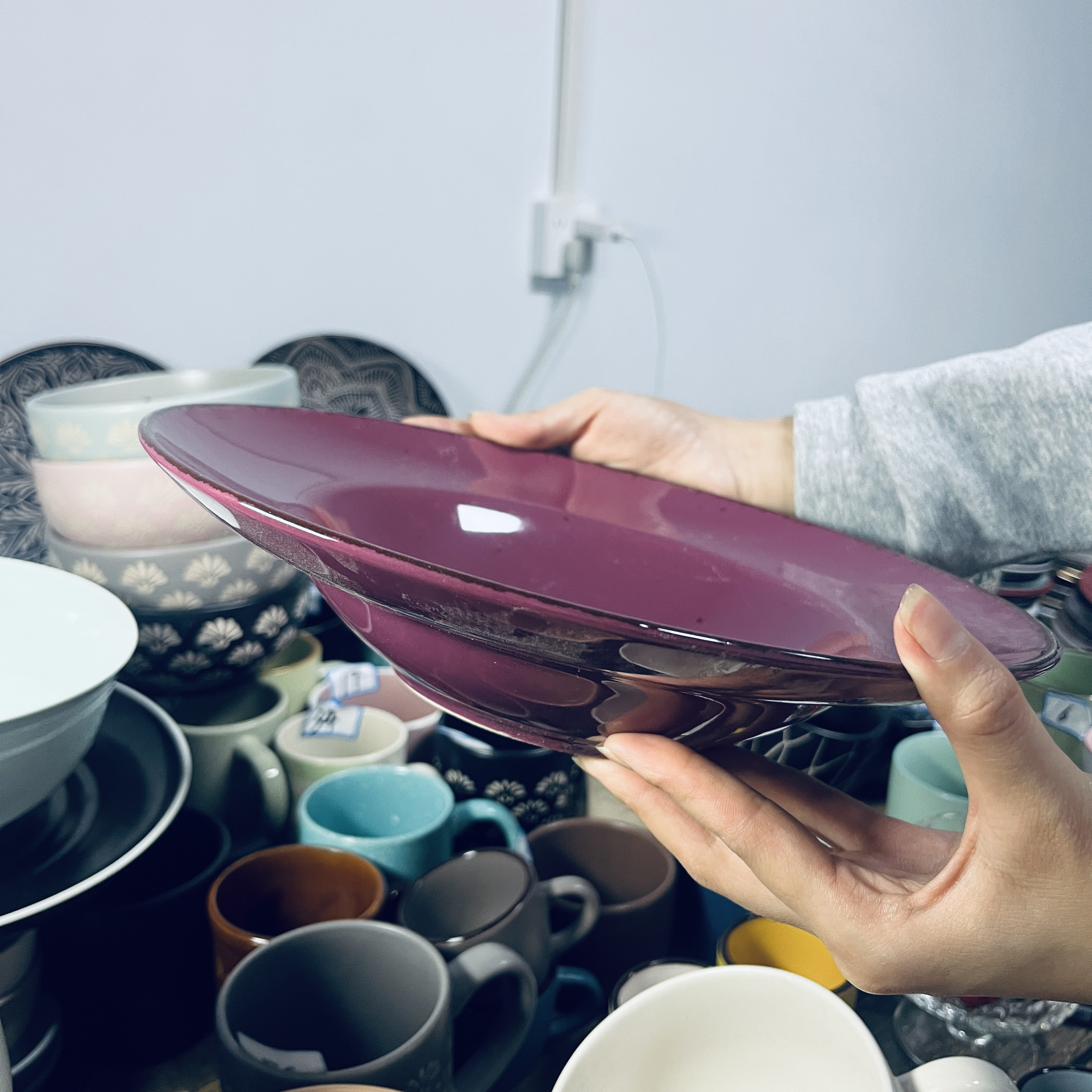 直播特惠1只装大盘碗设计