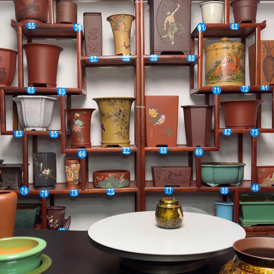 紫砂花盆黄紫砂茶叶罐