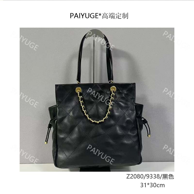 Z2080/9338/黑 Paiyuge高端订制女士手提单肩包斜挎包 2048