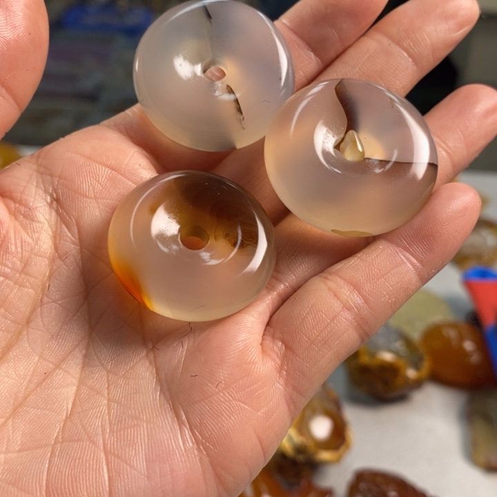 玛瑙/玉髓吊坠(不含链)未镶嵌