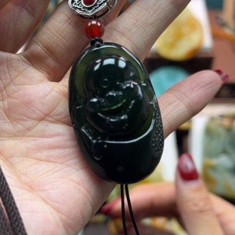 岫玉挂件未镶嵌挂件