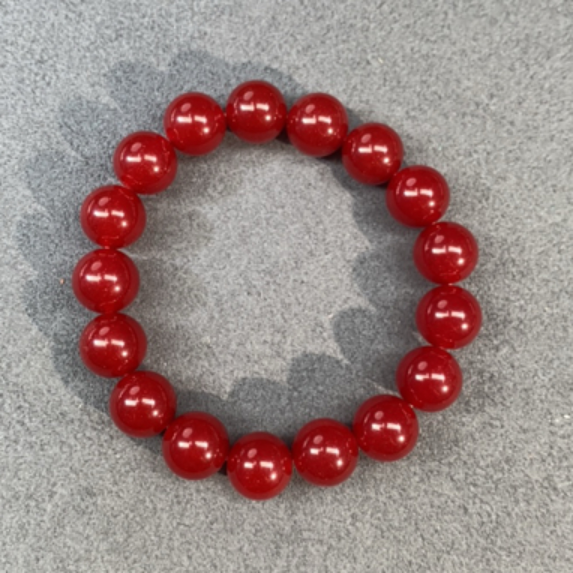 【亏米清仓】12mm精品赤血红圆珠手串275