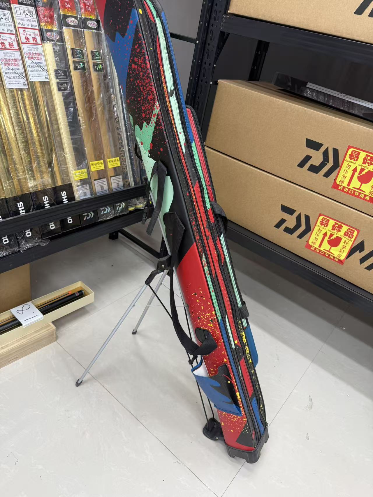 双层130cm轻量防水大容量鱼竿包渔具收纳包