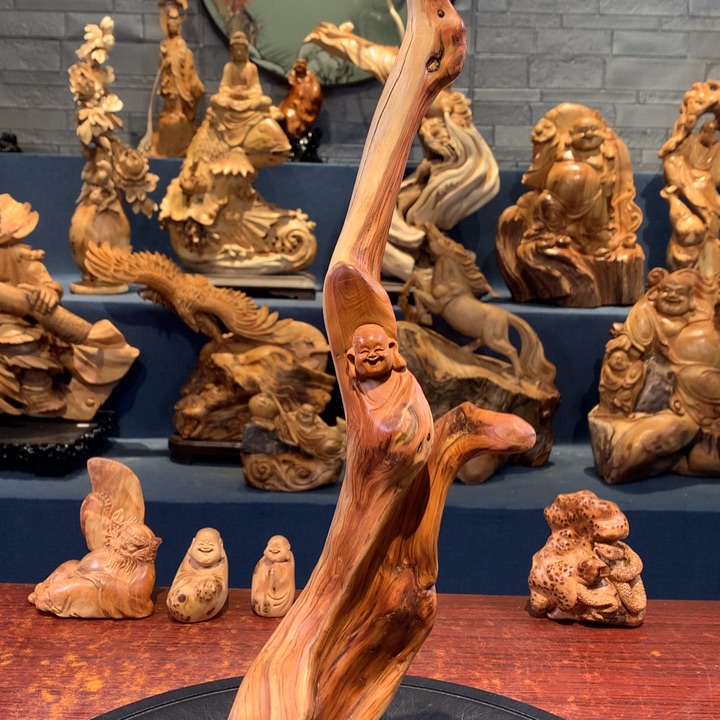 柏木（崖柏）根雕摆件