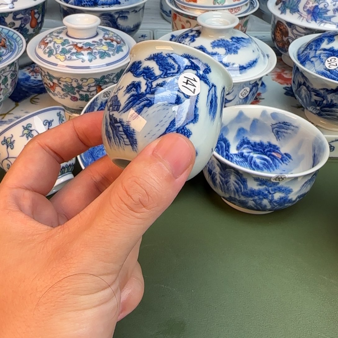 彦祖纯手工手绘茶具147