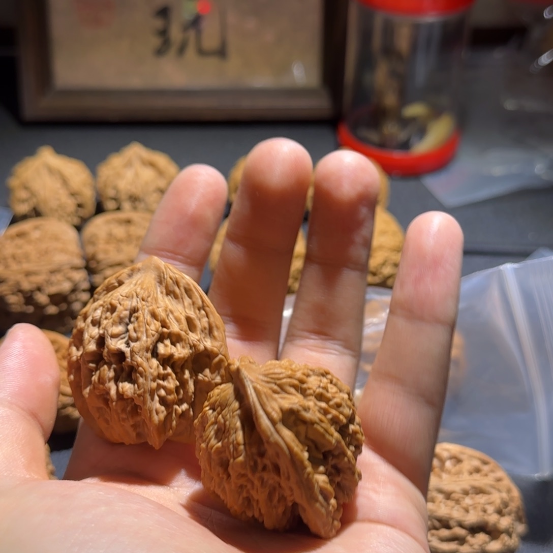 糯***糍文玩核桃吊坠41麦虎