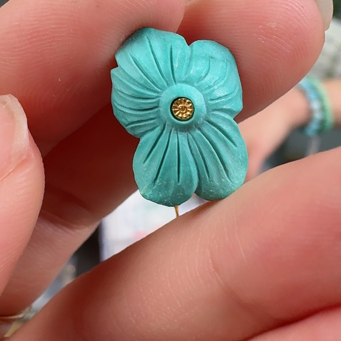 绿松石珠宝奇石未镶嵌