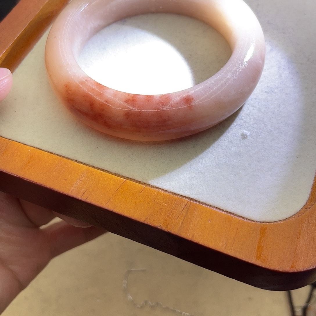 石英岩玉未镶嵌圈口56