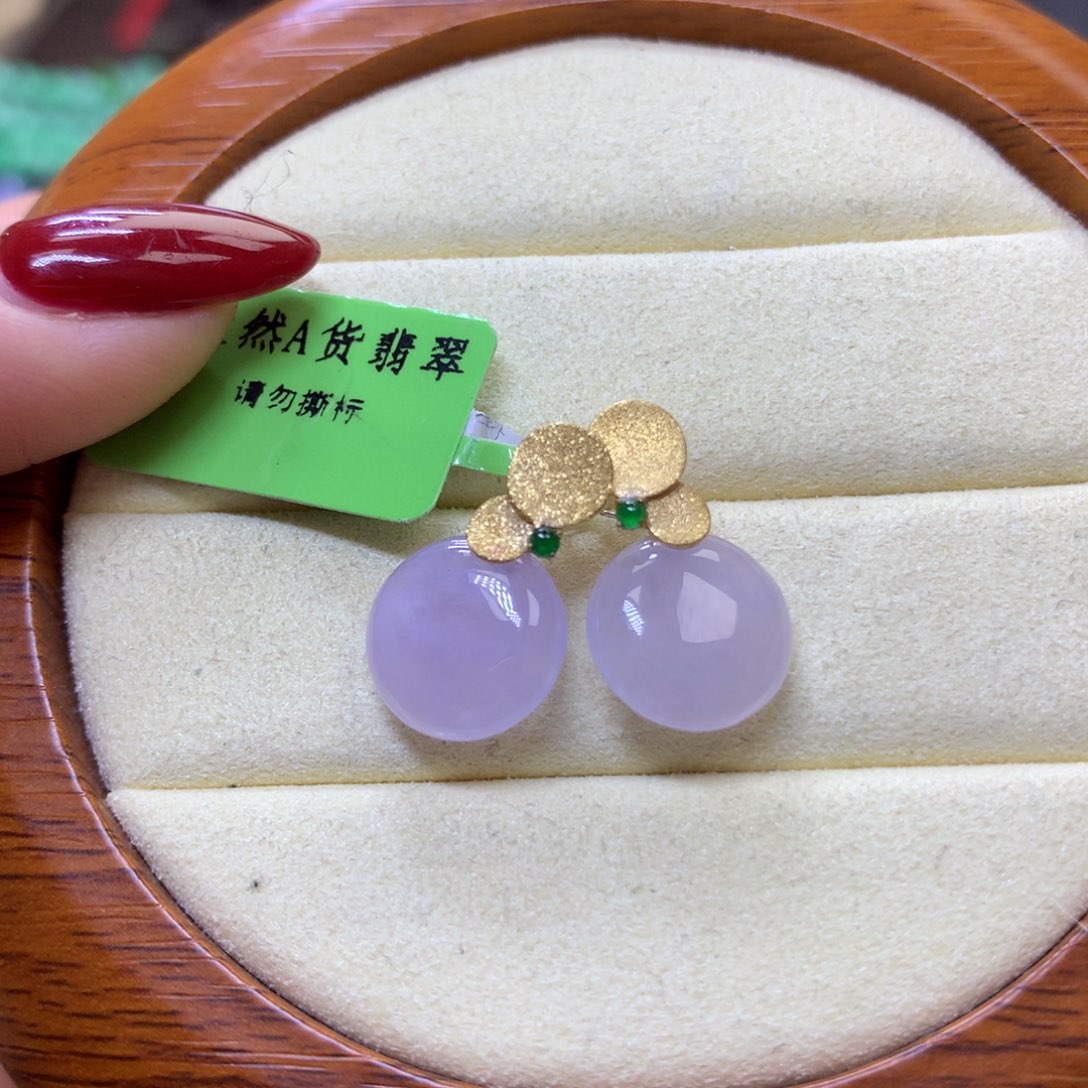 【闪购商品】翡翠颈饰18K金镶嵌翡翠