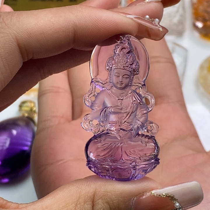 水晶颈饰未镶嵌玉*