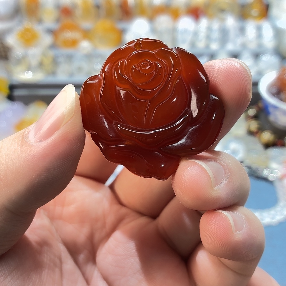 玛瑙/玉髓未镶嵌吊坠(不含链)