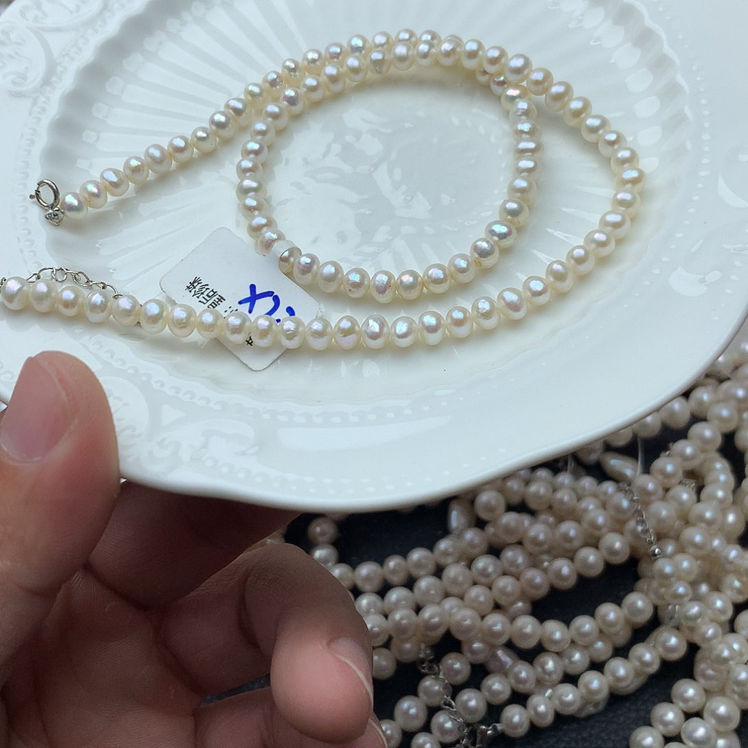 淡水珍珠4-5未镶嵌x22项链