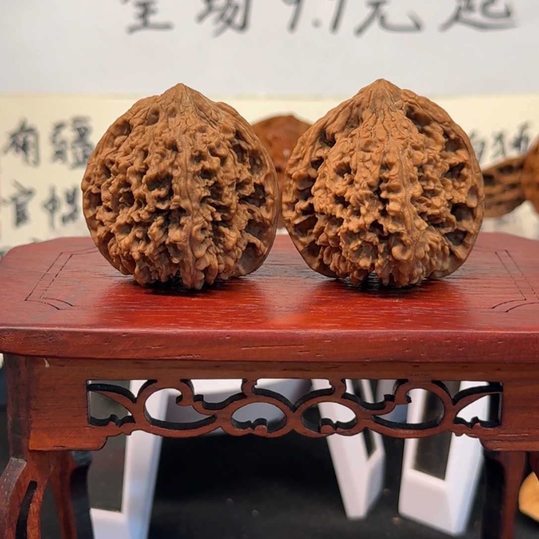 文玩核桃把件62号满天星边42肚40高41全品无药无修原生态