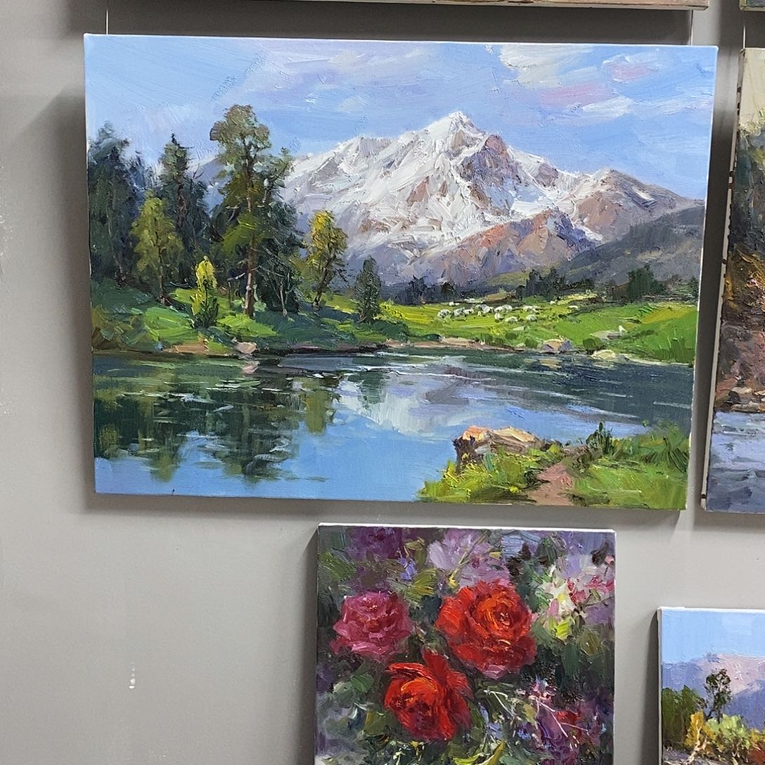 幽***主油画带外框画芯尺寸60x80cm