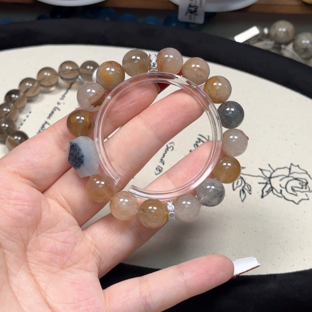 水晶手链未镶嵌设计款