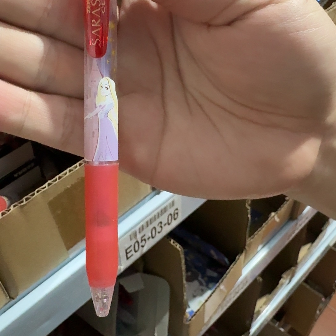 便携式斑马红色长发一支