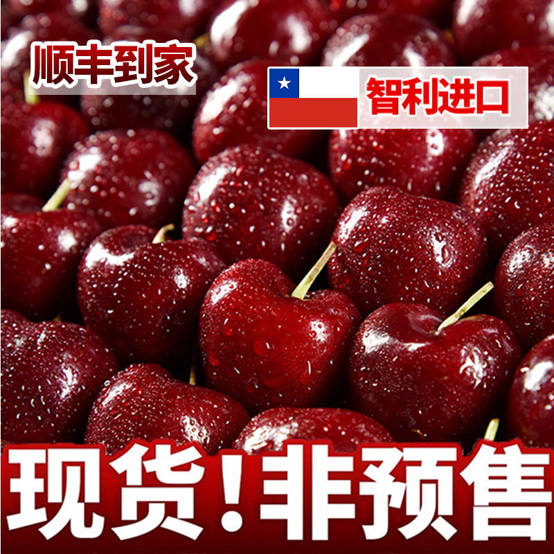 【顺丰到家】空运智利进口车厘子1~5斤1~4J新鲜水果礼盒 内附果径卡