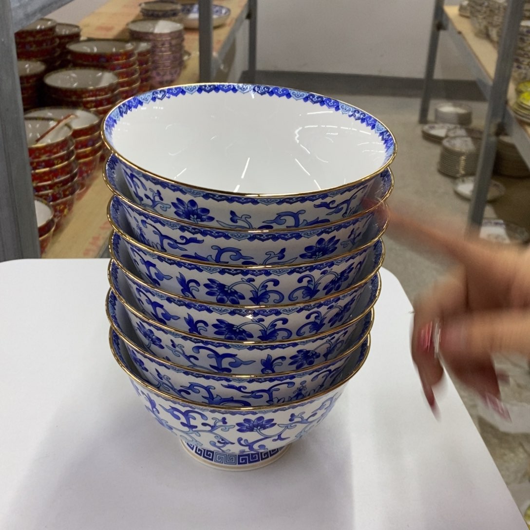 珐琅6个6英寸直径15.5厘米