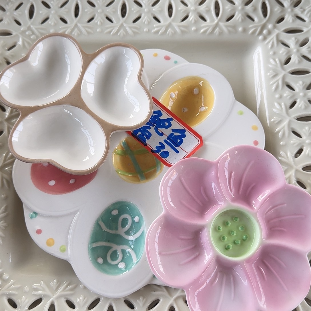 花***雾拍一发三两个小碟子一个盘子