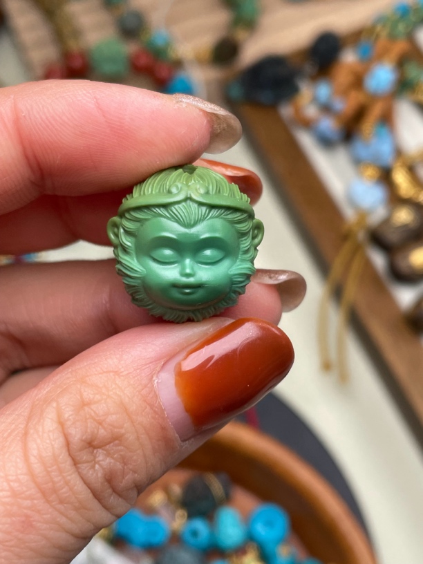绿松石猴宝宝珠珠珠