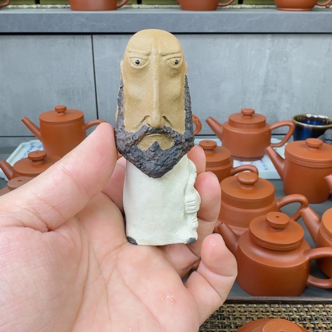 紫砂茶宠人物茶宠