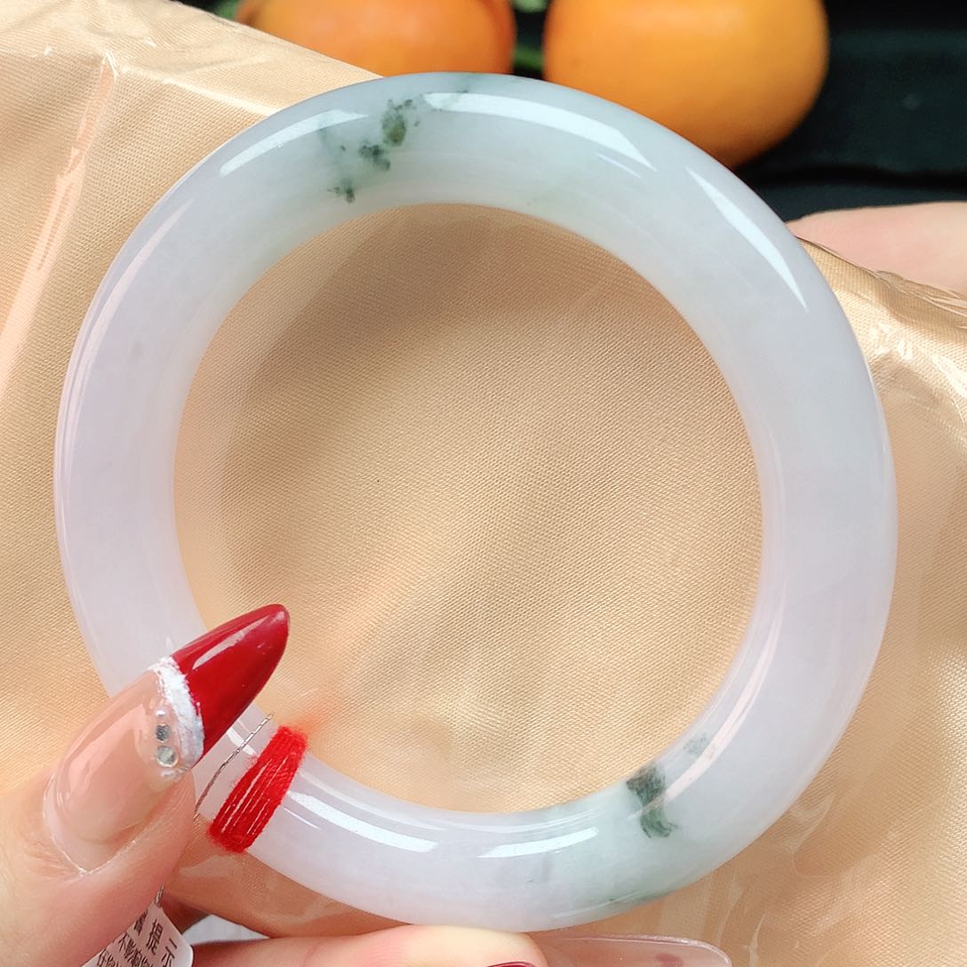 翡翠手镯未镶嵌57胖