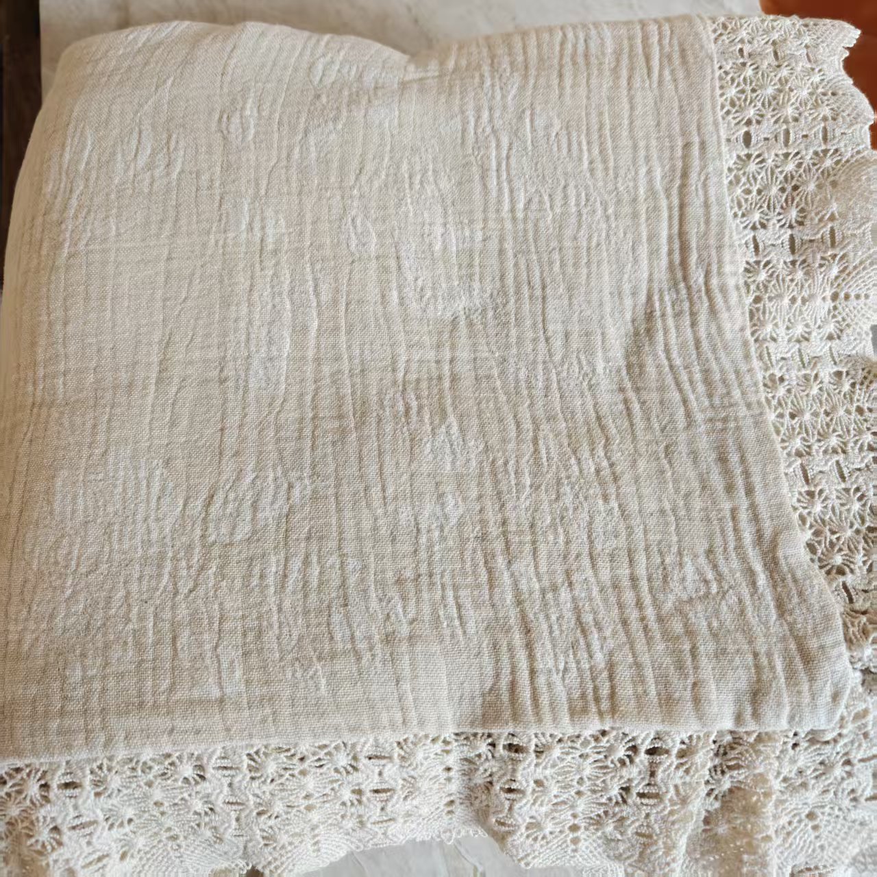 【超级红】木兮 原创告别款 棉麻四件套