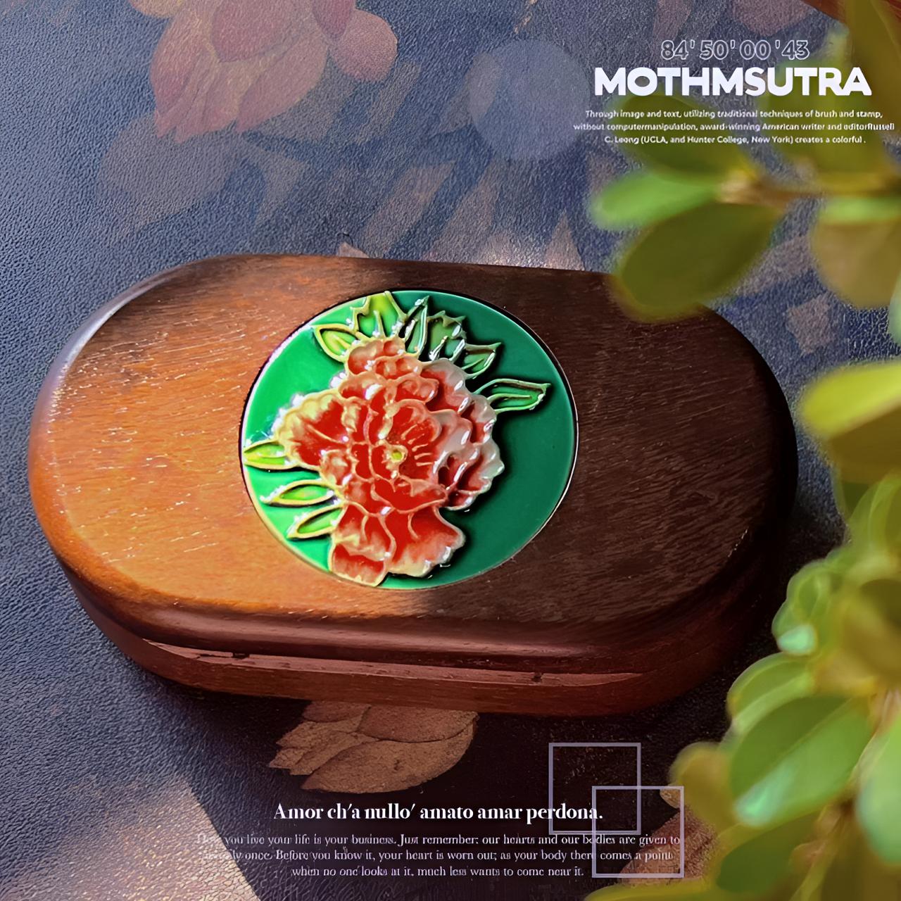 【赫颖】便携首饰盒--16*9*4.5精致高档新款立体浮雕陶瓷手工高级