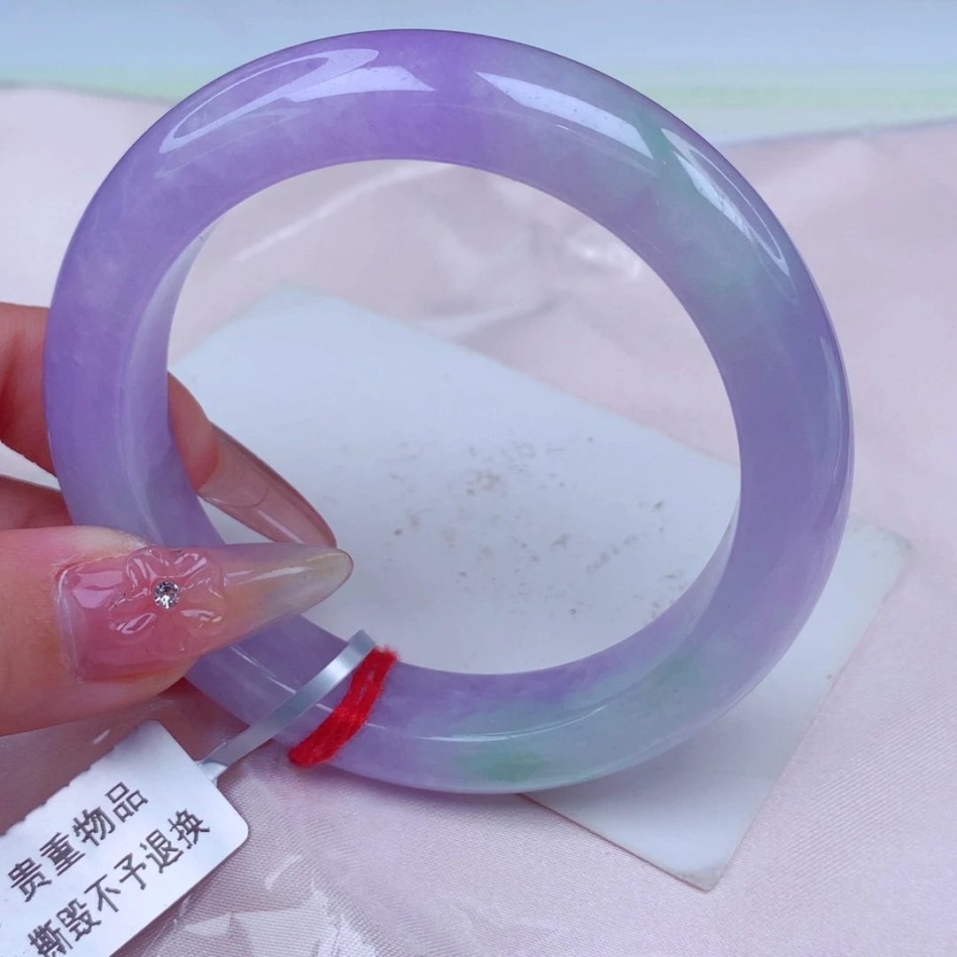 天然缅甸翡翠A货   57    54圈