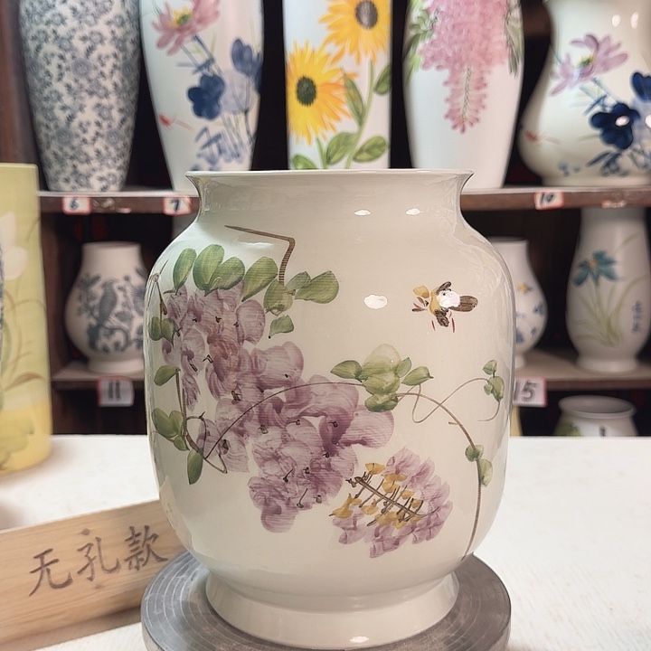 陶冬瓜高27紫藤新款新款陶瓷