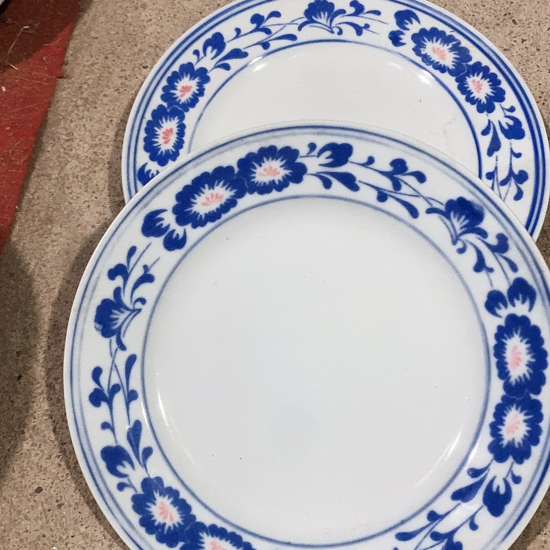 摆件景德镇陶瓷20公分2个