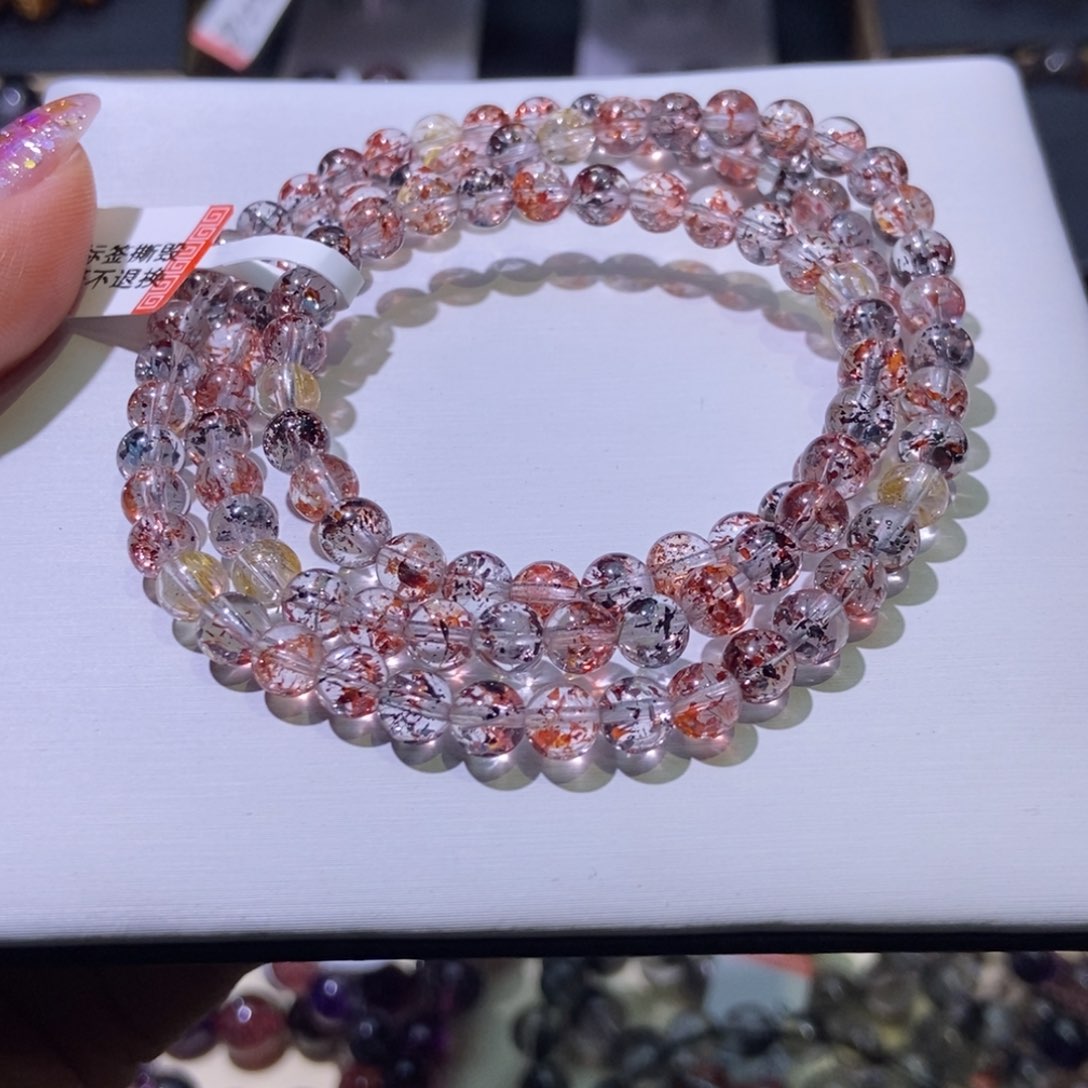 水晶手串未镶嵌5.6毒液
