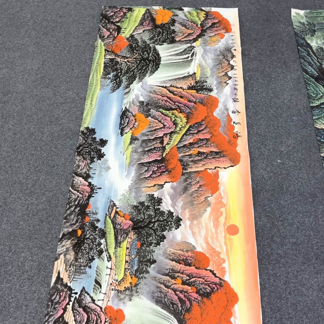 国画国画作品老师手绘