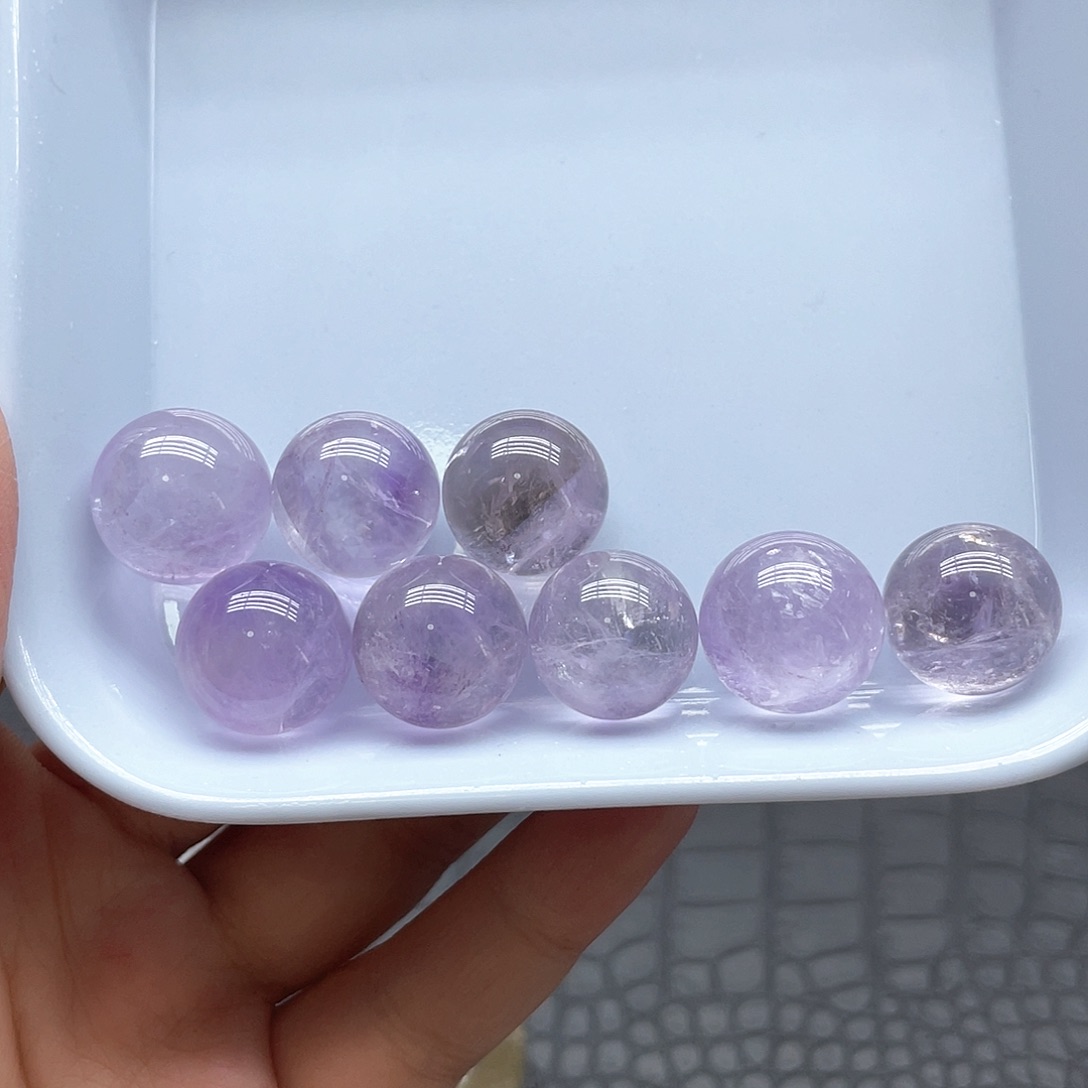 水晶珠宝半成品未镶嵌2紫水晶