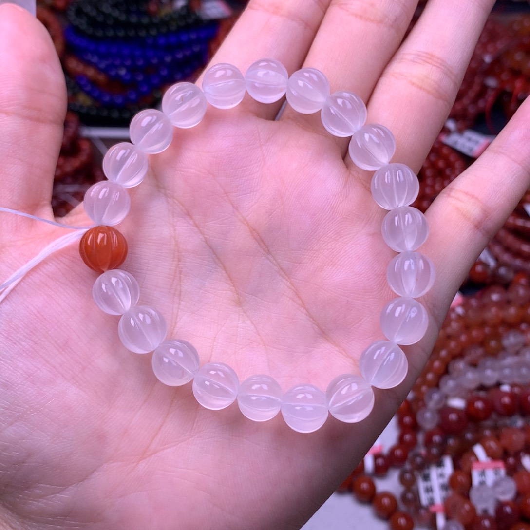 未镶嵌手链南红玛瑙8号卡8