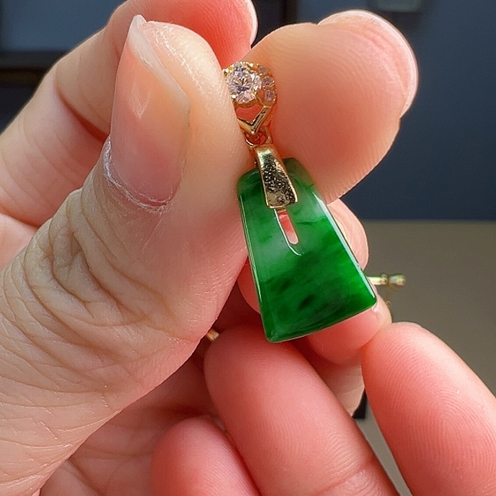 翡翠银S925镶嵌颈饰耳饰4 