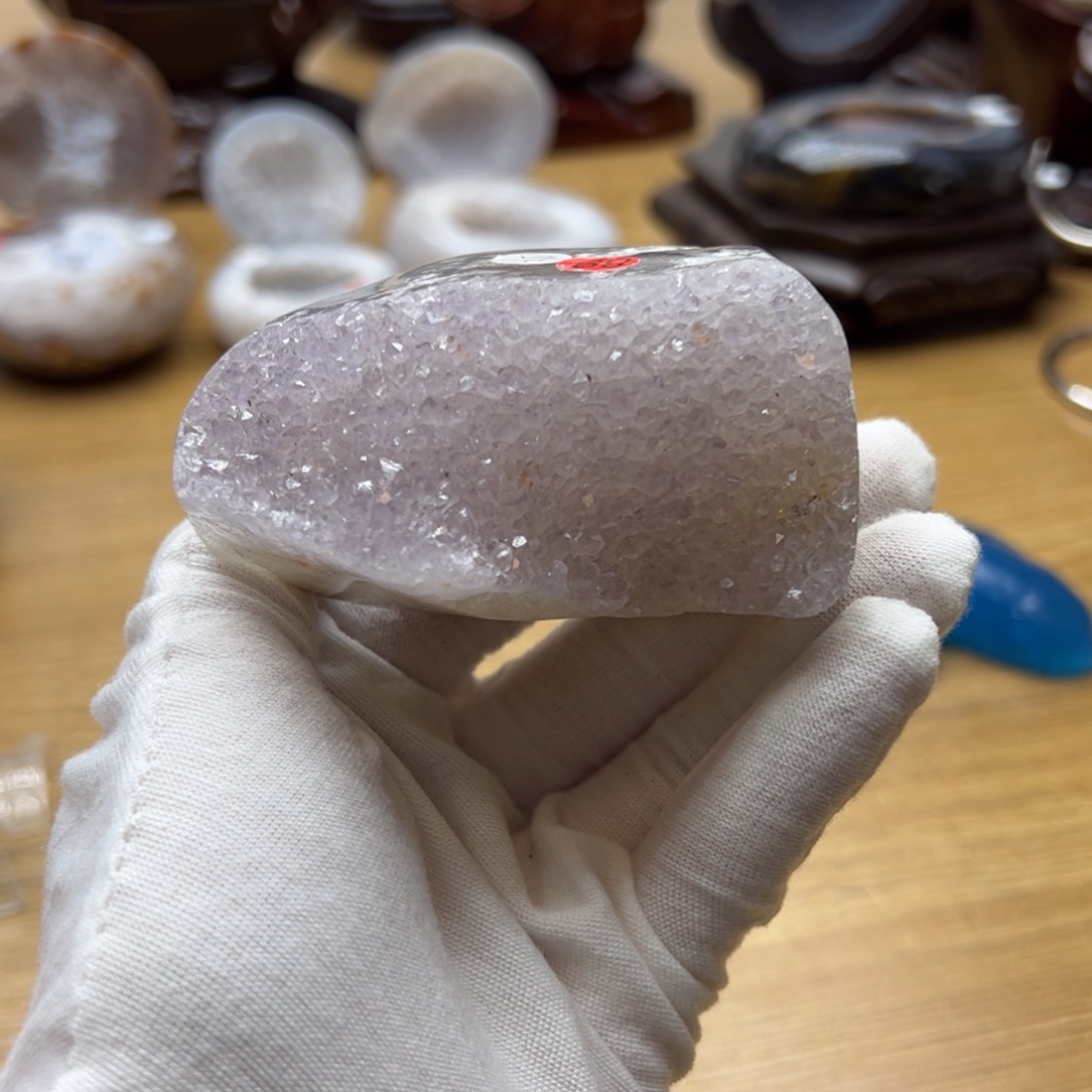 水晶水晶未镶嵌晶块仙紫89