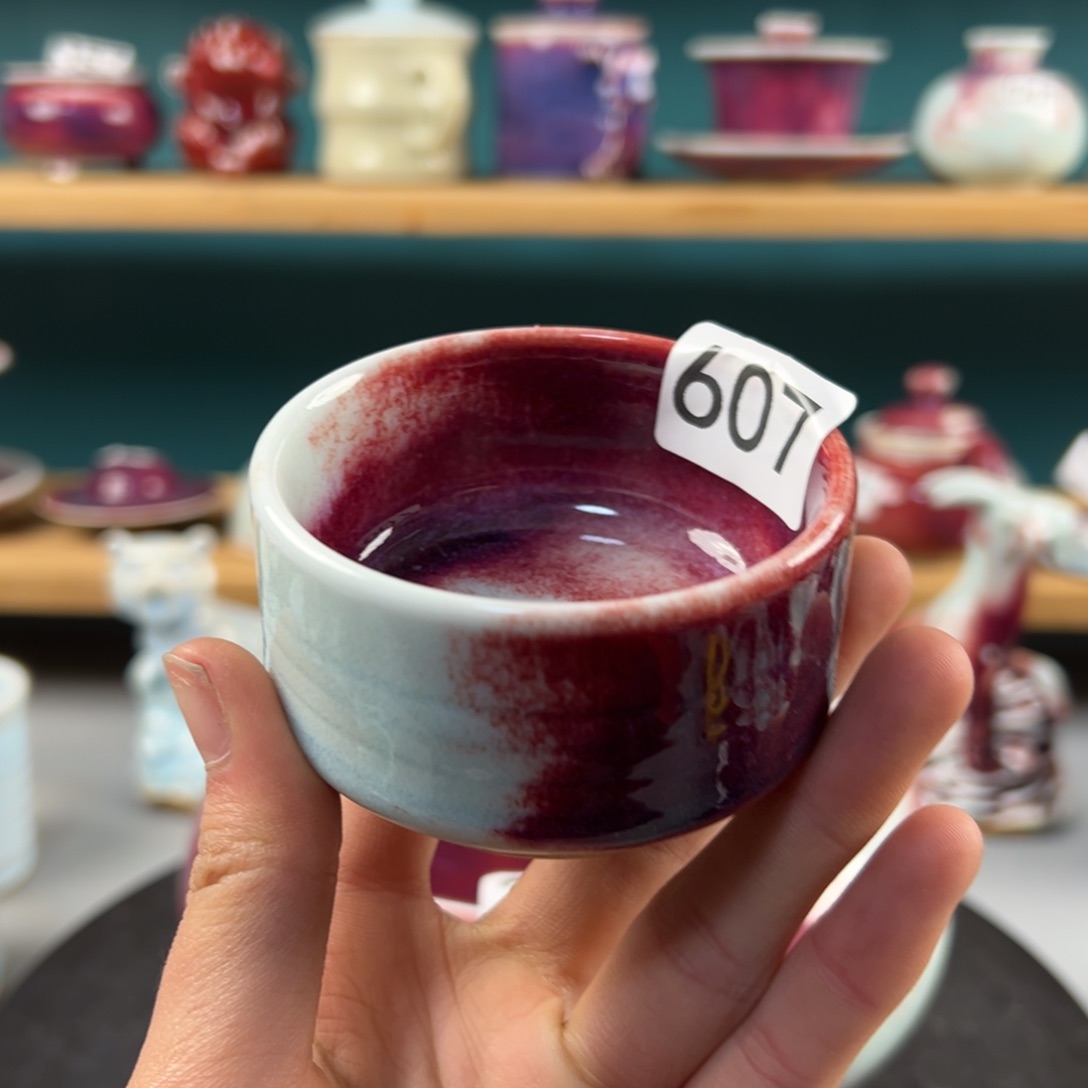 瓷片全品无暇主人杯纯手工