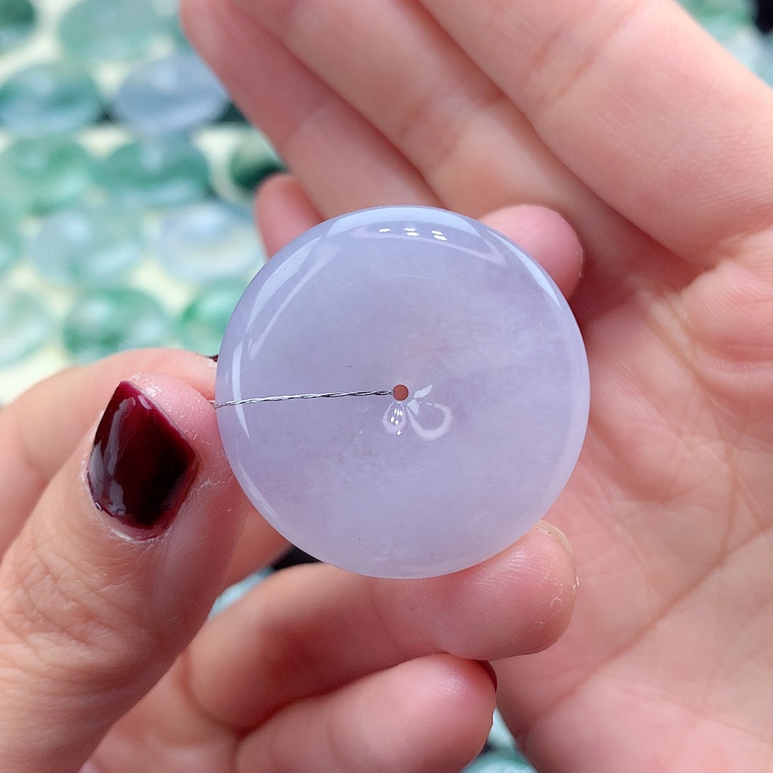 翡翠颈饰未镶嵌22尺寸30/5.8