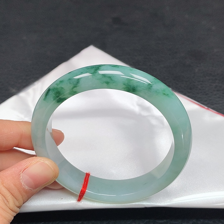 未镶嵌手镯翡翠57jia