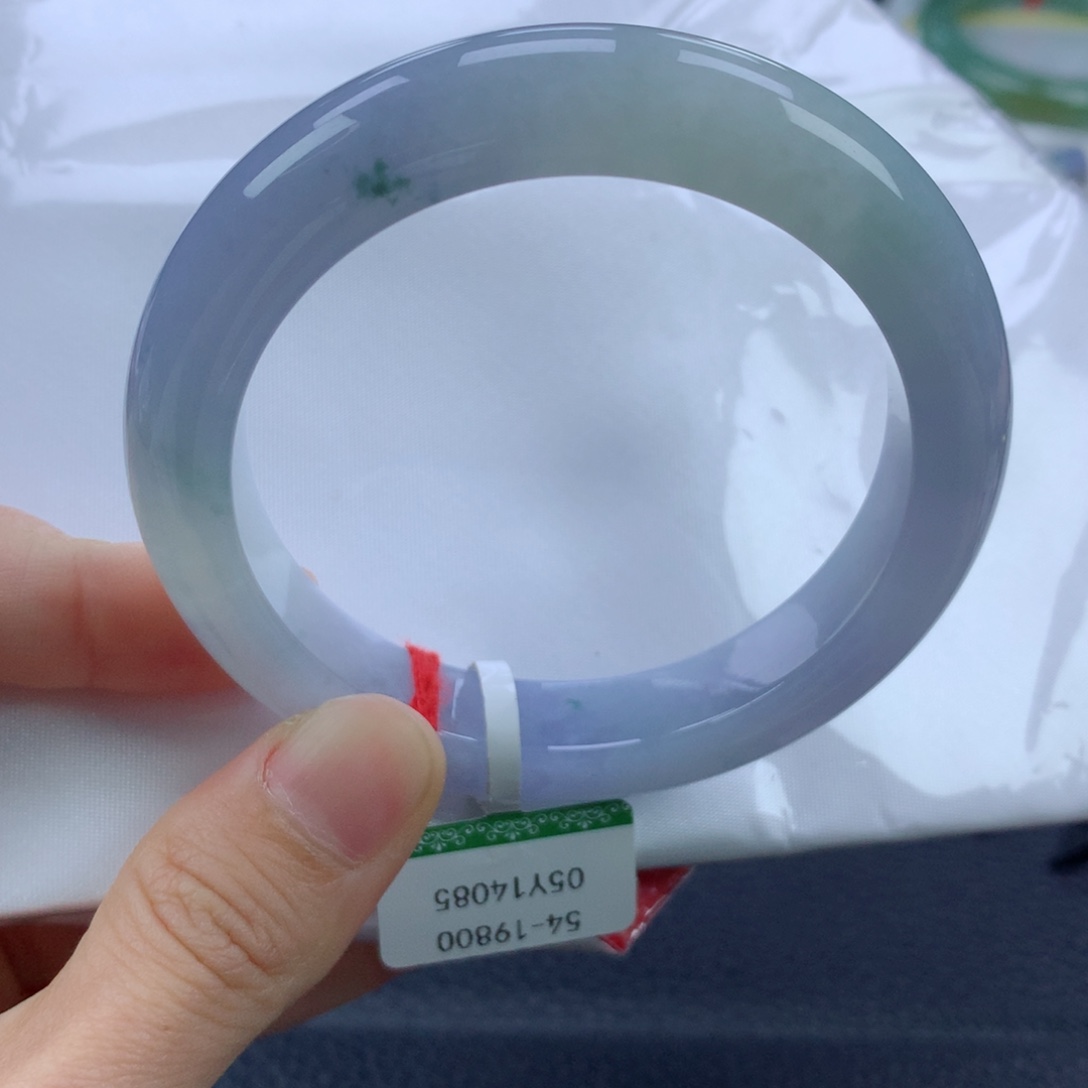 翡翠手镯未镶嵌54.9正