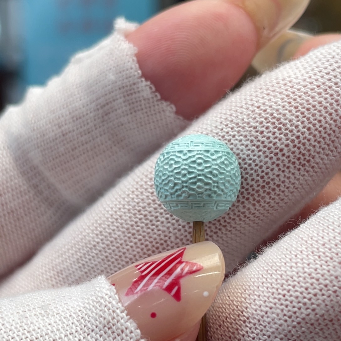 绿松石未镶嵌挂件