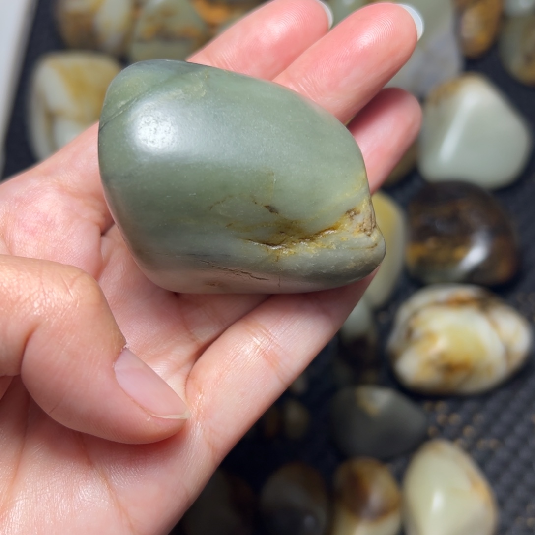 和田玉未镶嵌挂件A21